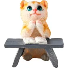 Статуэтка Sima-Land Котик с книгой за партой 10904401