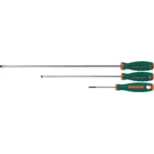 D71S6250 D71S6250 Отвертка стержневая шлицевая ANTI-SLIP GRIP, SL6.5х250 мм JONNESWAY