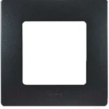 Рамка для выключателей и розеток Legrand Etika 672581 (антрацит, 1 пост)