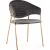 Стул Stool Group Эвита / FDC8022 DARK GREY FUT-81 (вельвет темно-серый)