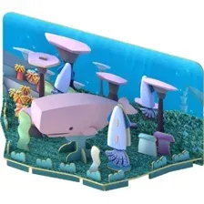 Игрушка-конструктор Halftoys Ocean Кашалот с диорамой HO005