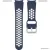 Ремешок Rumi Sport N-style силиконовый для Samsung Galaxy Watch4/5/6 (20 мм, темно-синий/белый)