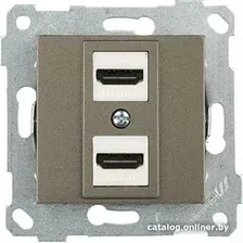 Розетка HDMI Mutlusan Rita 2200-458-0186 (антрацит)
