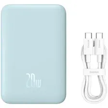 Внешний аккумулятор Baseus Magnetic Mini Wireless Fast Charge Power Bank 10000mAh 20W (голубой)