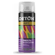 Эмаль флуоресцентная Deton Art желтая 0,52л