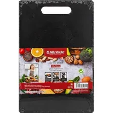 Разделочная доска Attribute Marble Black ABX145