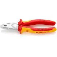 Плоскогубцы комбинированные 200 мм диэлектрические KNIPEX