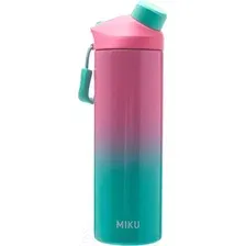 Фляга-термос Miku 700 мл (розовый/бирюзовый)