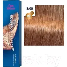 Крем-краска для волос Wella Professionals Koleston Perfect ME+ 8/00 (светлый блонд натуральный интенсивный)