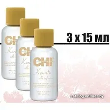 Сыворотка CHI Keratin Silk Infusion восстанавливающая с шелком и кератином 3x15 мл