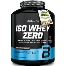 Протеин сывороточный (изолят) BioTech USA Iso Whey Zero (темный шоколад, 1816г)