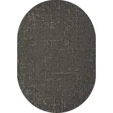 Циновка Merinos Kair S136-OVAL-BLACK-GRAY (1.4х2)