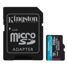 Карта памяти KINGSTON Canvas Go Plus micro SDXC с адаптером SD 256GB (SDCG4/256GB)