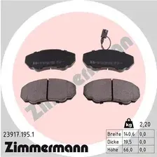 Тормозные колодки дисковые передняя ось ZIMMERMANN 23917.195.1