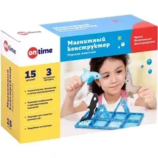 Магнитный конструктор On Time Морские животные 45190