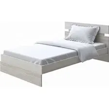 Кровать PROxSON Milton 80x190 (дуб шамони светлый 124/ясень шимо светлый)