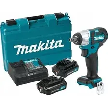Гайковерт Makita TW160DWAE (с 2-мя АКБ, кейс)