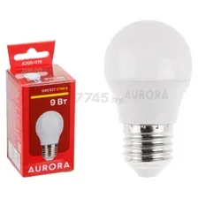 Лампа светодиодная E27 AURORA STARTUL G45 9 Вт 2700K (A200-019)