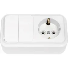 Розетка Bylectrica Пралеска 2В-РЦ-529 (белый)