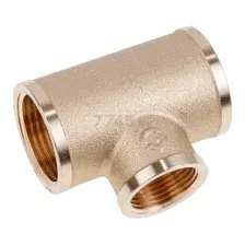 Тройник латунный редукционный 1"х3/4"х1" с внутренней резьбой AV ENGINEERING (AVE306014)