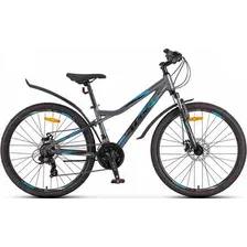 Велосипед Stels Navigator 610 MD 26 V050 р.14 (антрацитовый/синий, разобранный)