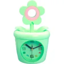 Настольные часы ILikeGift Flower in a pot 100P-106-01 (зеленый)