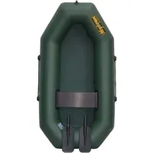 Гребная лодка Муссон S-190 с гребками (зеленый)