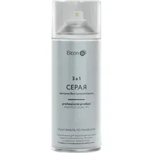 Грунт-эмаль Elcon по ржавчине 3 в 1 0.52 л (серый)