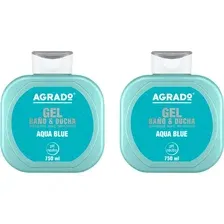 Набор гелей для душа Agrado Aqua Blue Bath & Shower Gel (2x750мл)