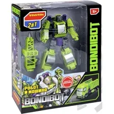 Трансформер Bondibon Bondibot Дорожный каток ВВ5935 (зеленый)