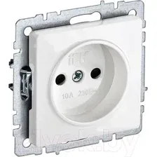 Розетка IEK Brite BR-R10-10-K01 (белый)