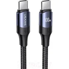 Зарядный кабель Usams Type-C-Type-C 1 / SJ524USB01 (черный)