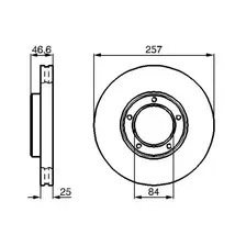 Тормозной диск BOSCH 0 986 478 397 вентилируемый , передняя ось