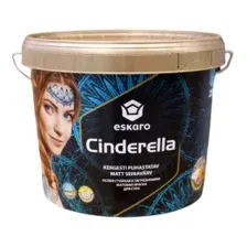 Краска водно-дисперсионная Глубокоматовая акриловая краска для стен Eskaro Cinderella, 2,7 л.
