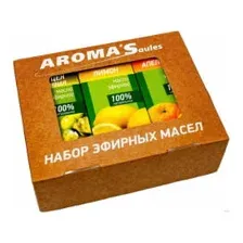 Набор эфирных масел Aroma Saules Цитрусовый, 3*10 мл