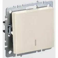 Выключатель IEK Brite ВС10-1-1-БрКр