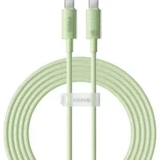 Кабель Baseus Habitat Series Fast Charging Cable 100W USB Type-C - USB Type-C (2 м, зеленый)