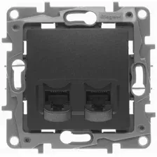Розетка Legrand Etika 672655 (антрацит)