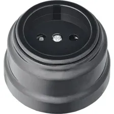 Розетка Bylectrica РА16-0205 (черный)