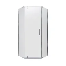Душевой уголок Triton Дека 100x100 (хром, без поддона)