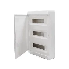 TEKFOR Корпус пластиковый ЩРН-П-54 IP41 белая дверь IEK