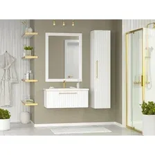 Brevita Тумба с умывальником Alicante 90 ALI-09090-0101Я+13090-KL