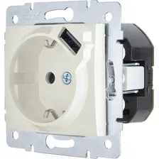 Розетка Lezard Asti 7081-3088-181 (жемчужно-белый перламутр)