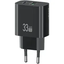 Сетевое зарядное Usams CC317 T65 33W (черный)