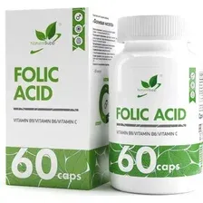 Витамины, минералы NaturalSupp Фолиевая кислота Vitamin В9/Folic Acid B9 veg (60 вег. капсул)