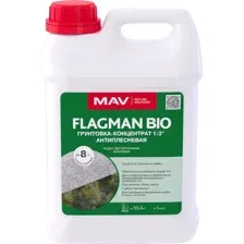 Грунтовка-концентрат FLAGMAN BIO антиплесневая бесцветная 2л (2,0 кг)