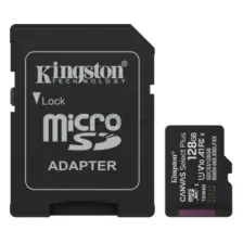 Карта памяти KINGSTON Canvas Select Plus micro SDXC 128GB с адаптером SD (SDCS3/128GB)