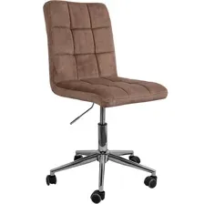 офисное компьютерное кресло AksHome Fiji Velvet, капучино