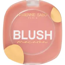 Румяна для лица Vivienne Sabo Macaron, тон 01, персиковый, 4.1 г