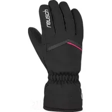 Перчатки лыжные Reusch Marisa / 6031150 7748 (р-р 6, Black/White/Pink Glo)